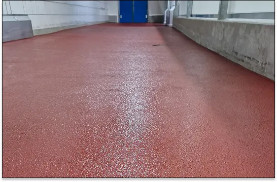 Hygienische Industrieverfliesung für Lebensmittelproduktion